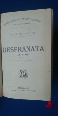 myh 543 - JEAN RICHEPIN - DESFRANATA - ED INTERBELICA foto