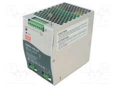Convertor DC/DC Mean Well DDRH-240 240W 24V 10A pentru șină DIN