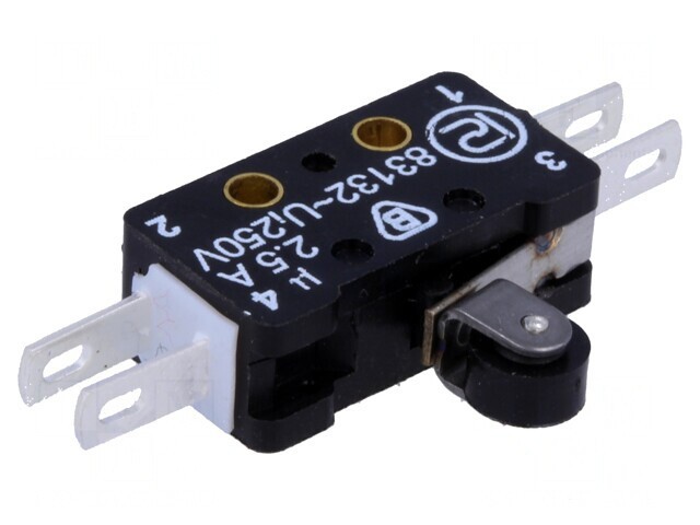 Micro&icirc;ntrerupător SNAP ACTION 2,5A 250VAC 0,3A 220VDC