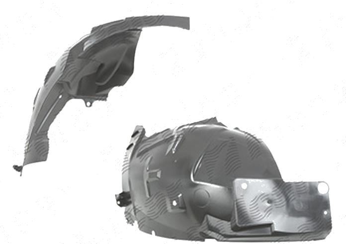 Carenaj aripa interioara, aparatori noroi Ford Mustang, 02.2009-01.2015, fata, Dreapta, fata; polipropilena (PP/PPE)