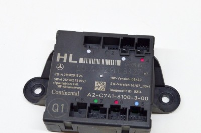Modul de control ușă st&amp;acirc;nga spate MERCEDES-BENZ E W212 2012 OEM: A2129008327,A2188201526,A2-C741-6100-3-00,A2129027809 | 15461231 foto