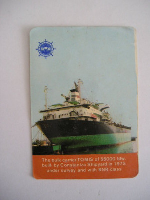 M3 C31 2 - 1976 - Calendar de buzunar - marina - transporturi navale foto