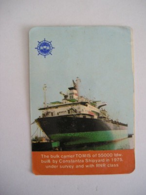C9 2 - 1976 - Calendar de buzunar - marina - transporturi navale foto