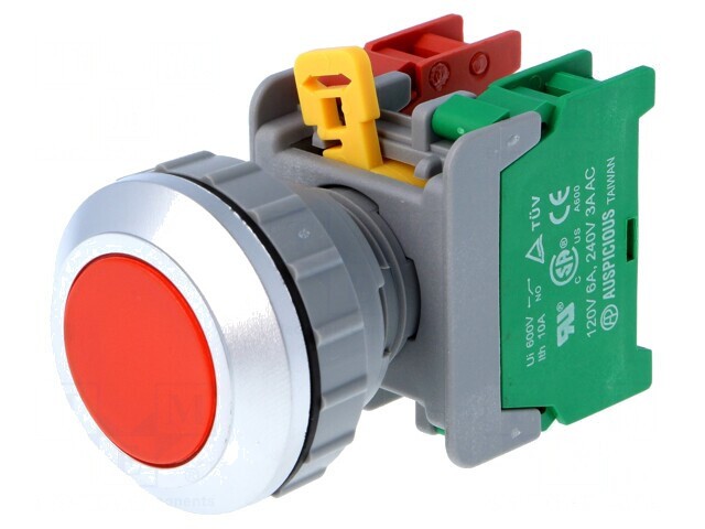Comutator Apăsare 30mm 1 NC NO