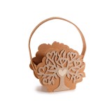 Pachet 84 gentute cadou din fetru, Copacul vietii, 16.5x8x15 cm