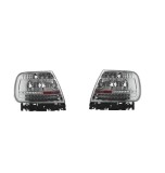 Set stopuri tuning AUDI A4 (B5), 11.1994-09.2001, model SEDAN, Taiwan, partea stanga+dreapta, LED; transparent, argintiu; cu locas bec;, Rapid