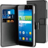 Cumpara ieftin Husa Telefon Wallet book Huawei Y6 black BeHello