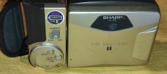 camera video vintage de colectie SHARP model VL - A10 - caseta 8 mm -