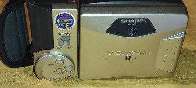 camera video vintage de colectie SHARP model VL - A10 - caseta 8 mm - foto