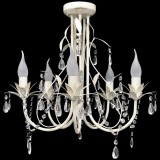 Lampă de plafon suspendată, candelabru cristal, elegant, 5 becuri, vidaXL