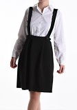 Cumpara ieftin Fusta scurta cu bretele neagra