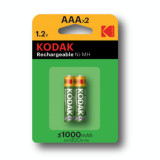 Baterie reincarcabila Kodak 1000mAh AAA 1.2V NiMH Conținutul pachetului 1x Blister