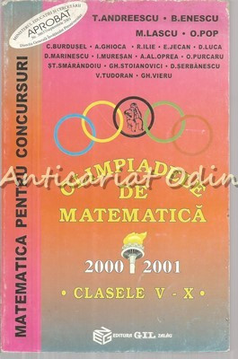 Olimpiadele De Matematica 2000-2001. Clasele V-X - T. Andreescu, foto