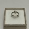 INEL AUR alb 18K + 1 Diamant = 0.20ct. - De logodna - Solitaire - 3.7g !