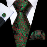 Set cravata + batista + butoni - matase - model 649