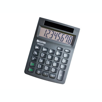 Calculator de birou ECO 8 digiți 1035 x 1455 x 325 mm Eleven ECO 210 foto