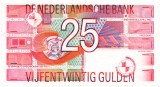 Olanda 25 Guldeni 1989 P-100 N1
