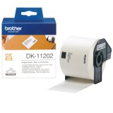 Etichete de hartie Original Brother Black on White, DK11202, pentru P-TOUCH QL-1100|QL-800|QL-810|QL-1050|QL-1060|QL-500|QL-560|QL-570|QL-580|QL-650|Q