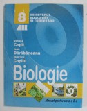 BIOLOGIE , MANUAL PENTRU CLASA A - 8 -A de VIOLETA COPIL ...DUMITRU COPILU , 2000