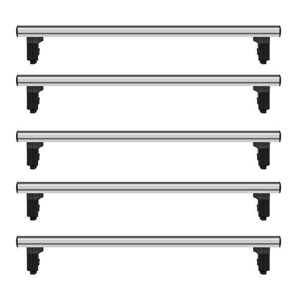 Bare transversale Mercedes Sprinter II (W906), model 2006-2018, L1,L2,L3,L4 - H1,H2,H3, aluminiu, Menabo Professional