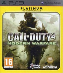 Joc PS3 Call of Duty 4 Modern Warfare Platinum foto