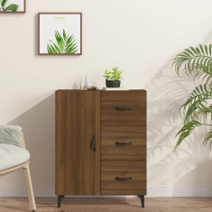 vidaXL Servantă, stejar maro, 69,5x34x90 cm, lemn prelucrat