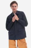 Universal Works jachetă de bumbac culoarea bleumarin, de tranziție 00166.NAVY-NAVY