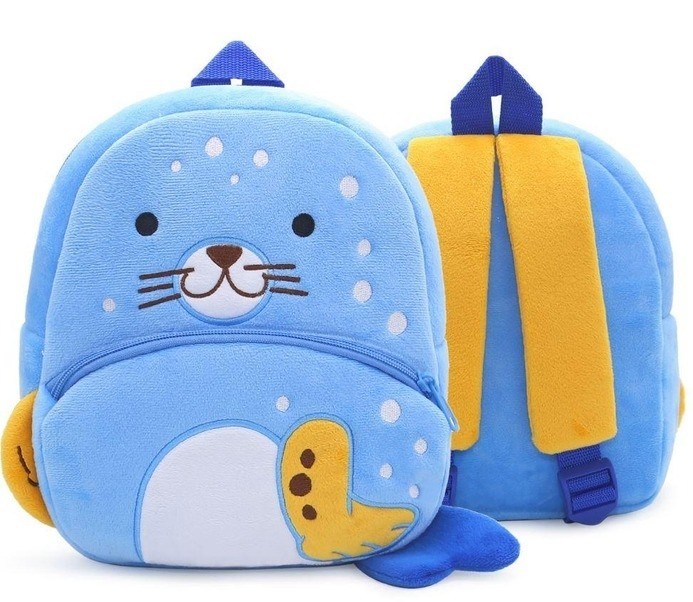 Ghiozdan Gradinita pentru Copii prescolari WePro Store, Model Foca, plus, 26x24x10