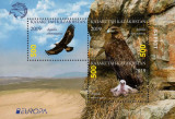 KAZAKHSTAN 2019 EUROPA CEPT - PASARI -Bloc cu 3 timbre Mi.Bl.239 MNH**, Nestampilat