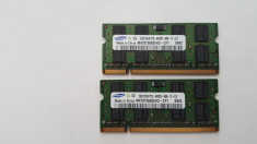 Kit 4GB DDR 2 , 2 x 2 Gb SAMSUNG 800 Mhz PC2-6400S Pt.Laptop foto