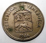 2.350 VENEZUELA 5 CENTIMOS 1964, America Centrala si de Sud, Cupru-Nichel