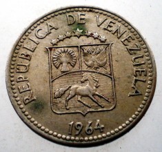 2.350 VENEZUELA 5 CENTIMOS 1964 foto