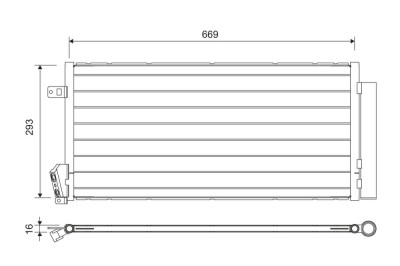 VALEO 814377 Condensator climatizare foto
