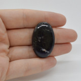 Cabochon turmalina negra 35x22x7mm c19, Stonemania Bijou