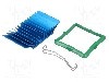 Radiator extrudat, aluminiu, 40mm x 42.5mm, albastru, Advanced Thermal Solutions - ATS-50400G-C1-R0