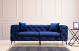 Cumpara ieftin Canapea 2 locuri Como Bleumarin 197x70x90 cm