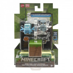 MINECRAFT CRAFT A BLOCK FIGURINA STRONGHOLD MAGIO MOBS 8CM SuperHeroes ToysZone