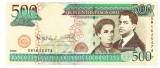 Republica Dominicana 500 Pesos Oro 2009 P-179b UNC