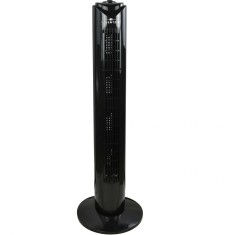 Ventilator turn LENTZ 80037, 45W, 81cm, 3 viteze, 3 moduri de oscilare, temporizator 120 min, negru foto