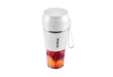 Cumpara ieftin Blender portabil Floria ZLN1720 pentru suc reincarcabil, Capacitate 300 ml, Putere 50W, Lame din otel inoxidabil, Alb