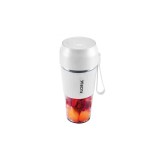 Blender portabil Floria ZLN1720 pentru suc reincarcabil, Capacitate 300 ml, Putere 50W, Lame din otel inoxidabil, Alb