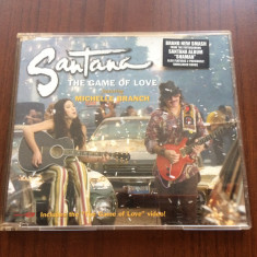 Santana Featuring Michelle Branch The Game Of Love cd disc maxi muzica rock VG+