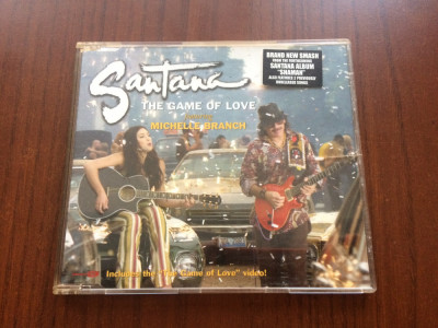 Santana Featuring Michelle Branch The Game Of Love cd disc maxi muzica rock VG+ foto