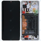 Huawei P30 Pro New Edition (VOG-L29D) Capac frontal al modulului de afișare + LCD + digitizer + baterie argintiu 02353SBC