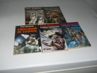 Pachet de autor -POUL ANDERSON -5 carti SF- Povara cunoasterii foto