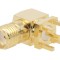 Conector SMA 90&deg; PTFE Aurit pentru PCB