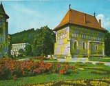 CPIB 16236 CARTE POSTALA - PIATRA NEAMT, BISERICA SI TURNUL LUI STEFAN, Circulata, Fotografie