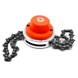 Tambur motocoasa universal trimmer cu lant de drujba 2x12 dinti 25.4mm Micul Fermier GF-1679