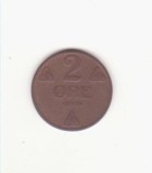 Norvegia 2 &Oslash;re 1951 - Haakon VII ., Europa, Bronz