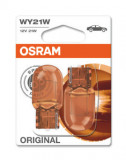 Set 2 becuri auto WY21W Osram Original Blister